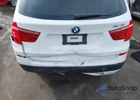 2013 BMW X3 xDrive28I из США, поврежденный, VIN 5UXWX9C58D0A26354